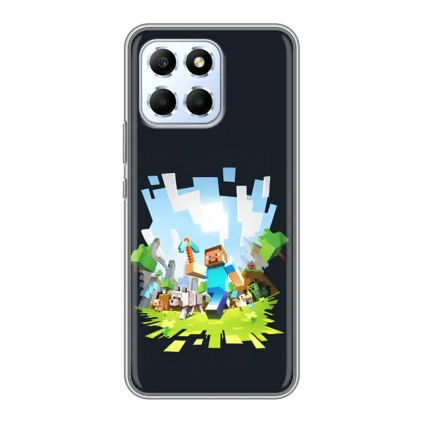 Чехол с принтом «персонажи Minecraft» для Huawei Honor X6