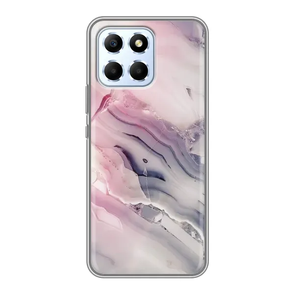 Чехол с принтом «Пурпурный Мрамор» для Huawei Honor X6