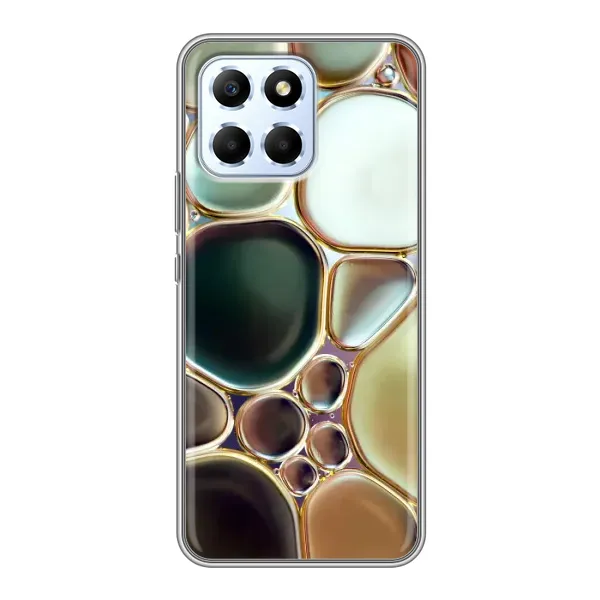 Чехол с принтом «Радужный Мрамор» для Huawei Honor X6