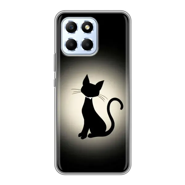 Чохол з принтом «Силует котика» для Huawei Honor X6