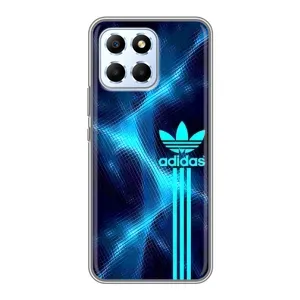 Чехлы Адидас для Huawei Honor X6 (AlphaPrint) (Синий Адидас)