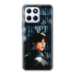 Чохли Венсдей на Huawei Honor X6 Уенсдей (AlphaPrint) (Венздей кішка)