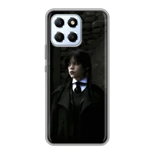 Чехол с дизайном Венздей 2 на Huawei Honor X6 (Темный стиль Уэнздей)