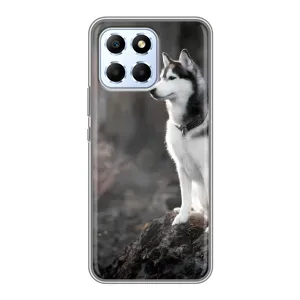 Чехол с Хаски для Huawei Honor X6 - (AlphaPrint) (Верный пес)