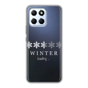Зимние Чехлы для Хуавей Хонор Х6 - прозрачный фон (Winter loading)
