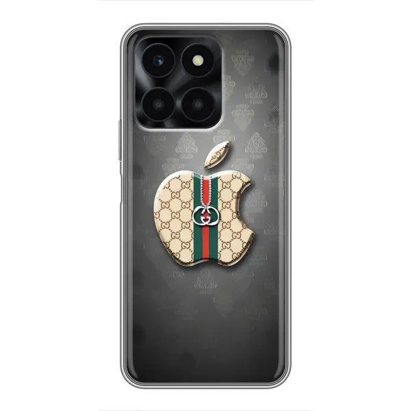 Чехол с принтом «Apple gucci» для Huawei Honor X6a