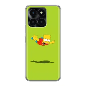 Чехол с Симпсонами для Huawei Honor X6a (VPrint) (Барт Симпсон)