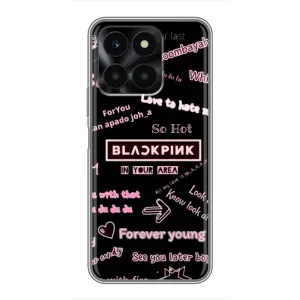 Чехол с музыкальной группой для Huawei Honor X6a (BLACKPINK)