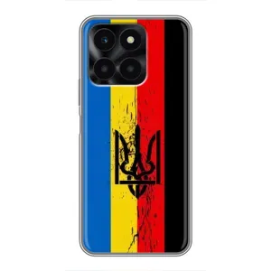 Украинские Чехлы для Huawei Honor X6a с картинкой УПА (AlphaPrint) (Флаг УПА)