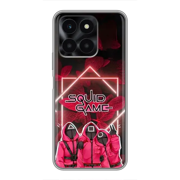 Чохол з принтом «Охоронці Гра кальмара» для Huawei Honor X6a Чохол з принтом «Охоронці Гра кальмара» для Huawei Honor X6a