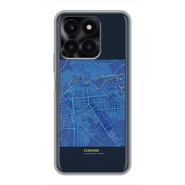 Чехол с принтом «Гуганск» для Huawei Honor X6a