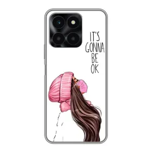 Чехол с печатью для Huawei Honor X6a - (Мода) (AlphaPrint) (Коронавирус)