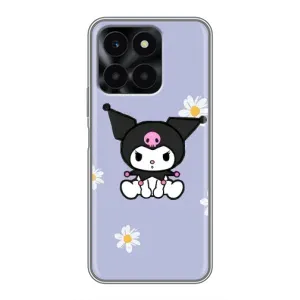 Чехол с кроликом Куроми на Huawei Honor X6a (Куроми в цветах)