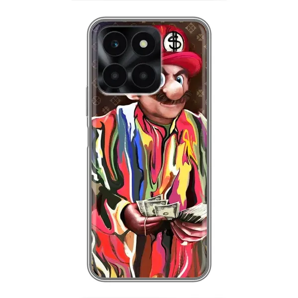 Чехол с принтом «Mario LV» для Huawei Honor X6a