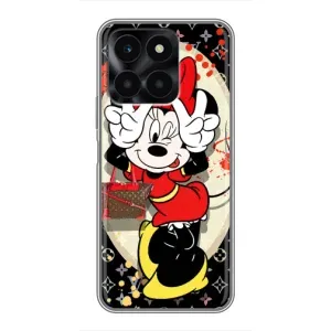 Чехол Disney Mouse Huawei Honor X6a (PREMIUMPrint) (Минни peace)