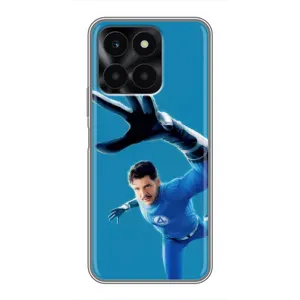 Чохол з принтом Фантастична четвірка для Huawei Honor X6a (Містер Фантастік супергерой)