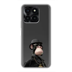 Чехлы с Обезьянами NFT для Huawei Honor X6a (AlphaPrint) (Обезьяна NFT)