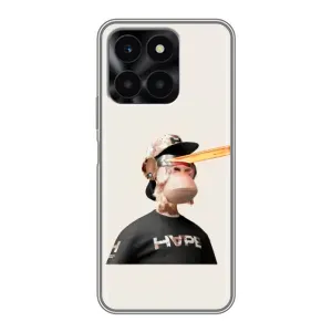 Чехлы с Обезьянами NFT для Huawei Honor X6a (AlphaPrint) (обезьяна NFT в очках)