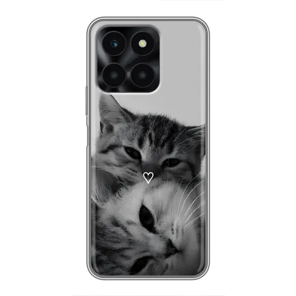 Чохол з принтом «Пара котів» для Huawei Honor X6a Чохол з принтом «Пара котів» для Huawei Honor X6a