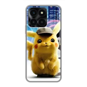 Чехол с Пикачу на Huawei Honor X6a (Пикачу в городе)