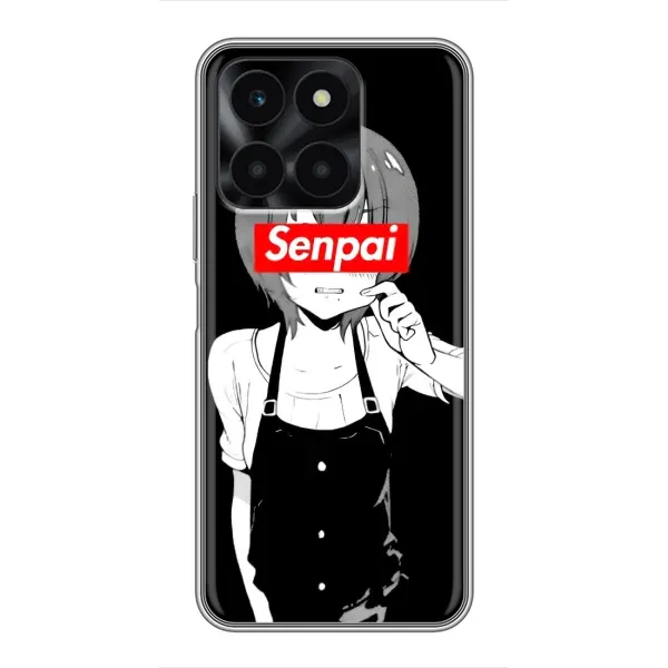 Чехол с принтом «Senpai» для Huawei Honor X6a