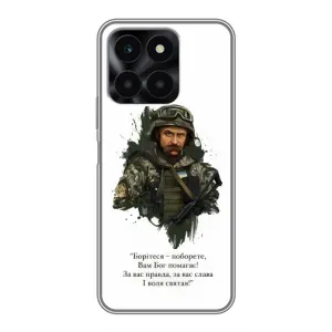 Чехлы для Huawei Honor X6a с принтом Тараса Шевченко (AlphaPrint) (Шевченко воин)