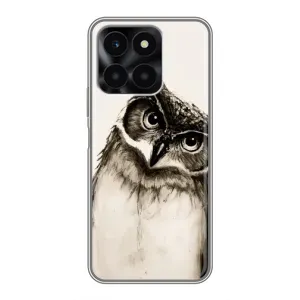 Чехол с птицами на Huawei Honor X6a (VPrint) (Сова)