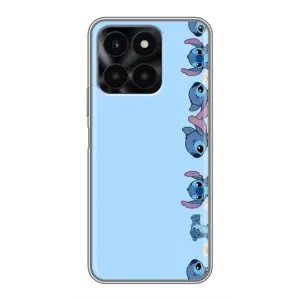 Чохол з принтом Стіч на Huawei Honor X6a (Стіч фон)