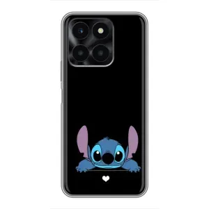 Чохол з принтом Стіч на Huawei Honor X6a (Стіч на чорному)