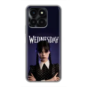 Чехлы Венсдей на Huawei Honor X6a Уэнсдей (AlphaPrint) (Wednesday)