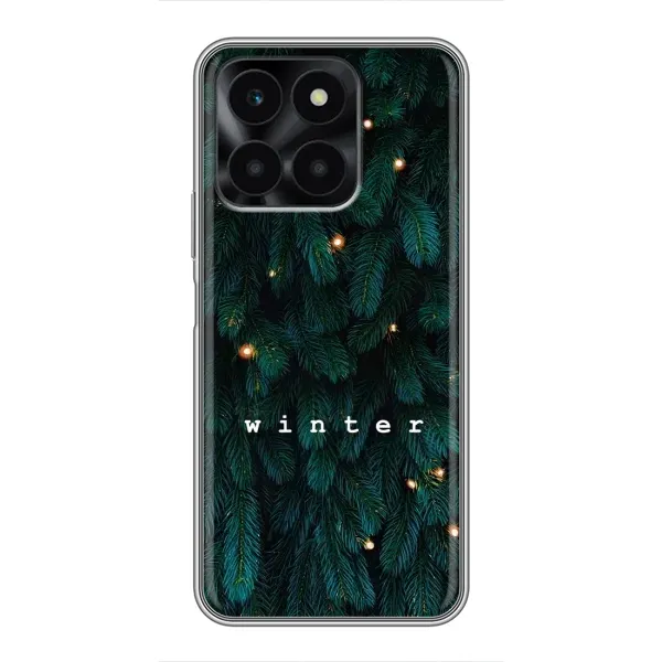 Чехол с принтом «Winter» для Huawei Honor X6a