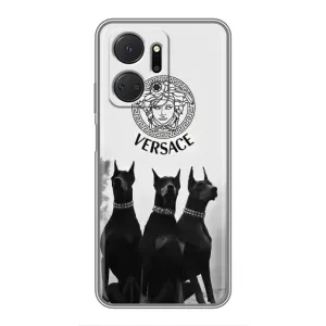 Чехлы VERSACE для Хуавей Хонор Х7а (PREMIUMPrint) (Доберман Версаче)