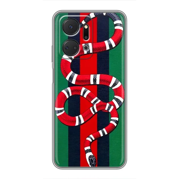 Чехол с принтом «Gucci змия» для Huawei Honor X7a Чехол с принтом «Gucci змия» для Huawei Honor X7a