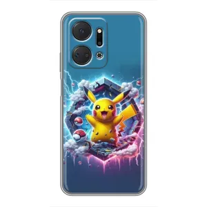 Чохол з Пікачу на Huawei Honor X7a (Лого Пікачу)