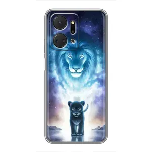Чехол со Львом для Huawei Honor X7a (VPrint) (Маленький лев)