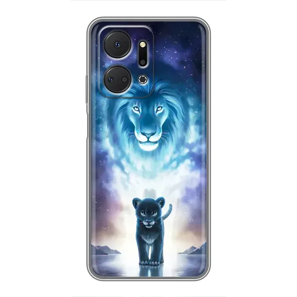 Чехол с принтом «Маленький лев» для Huawei Honor X7a Чехол с принтом «Маленький лев» для Huawei Honor X7a