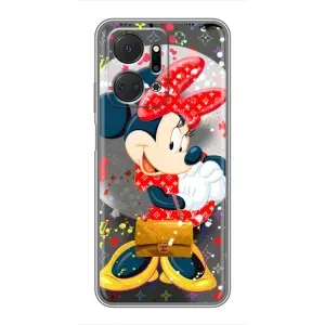 Чехол Disney Mouse Huawei Honor X7a (PREMIUMPrint) (Minni с бантиком)