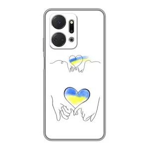 Чохол для Патріота України Huawei Honor X7a - (AlphaPrint) (Мир Україні)