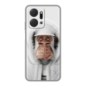 Чехлы с Обезьянами NFT для Huawei Honor X7a (AlphaPrint) (обезьяна NFT в тату)