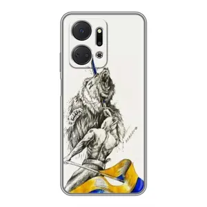 Чохли (Доброго вечора, ми за України) для Huawei Honor X7a (AlphaPrint) (Перемога)