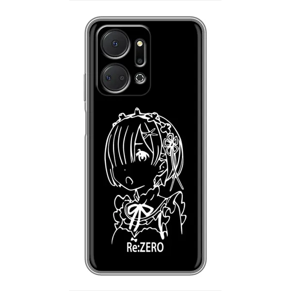Чехол с принтом «Re: Zero» для Huawei Honor X7a Чехол с принтом «Re: Zero» для Huawei Honor X7a