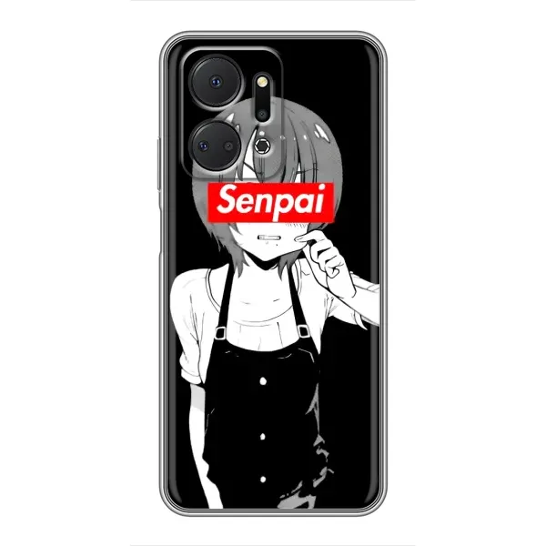 Чехол с принтом «Senpai» для Huawei Honor X7a Чехол с принтом «Senpai» для Huawei Honor X7a