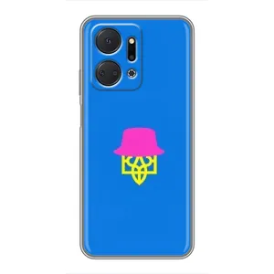 Чохли для Huawei Honor X7a Укр. Символіка (AlphaPrint) (Шапка на гербу)