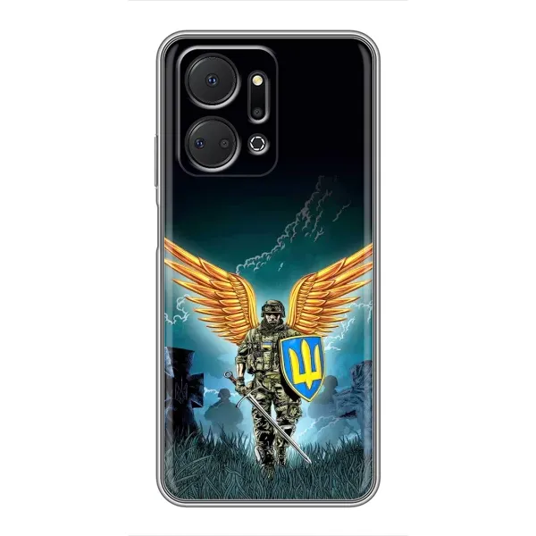 Чохол з принтом «Солдат ЗСУ» для Huawei Honor X7a