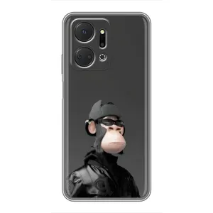 Чехлы с Обезьянами NFT для Huawei Honor X7a (AlphaPrint) (стильная обезьяна NFT)
