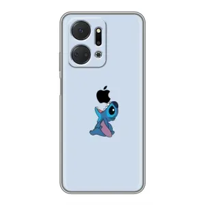 Чехол с принтом «Stitch apple» для Huawei Honor X7a