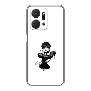 Чехлы Венсдей на Huawei Honor X7a Уэнсдей (AlphaPrint) (танец Уэнздей)