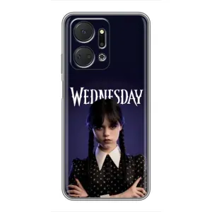 Чехлы Венсдей на Huawei Honor X7a Уэнсдей (AlphaPrint) (Wednesday)