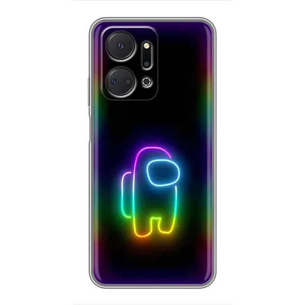 Чехол с принтом «Яркий скин» для Huawei Honor X7a