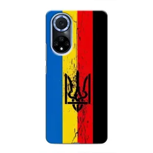 Украинские Чехлы для Huawei Honor X7b с картинкой УПА (AlphaPrint) (Прапор УПА)